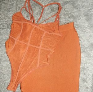 2 Piece Bandage Skirt and Bodysuit
